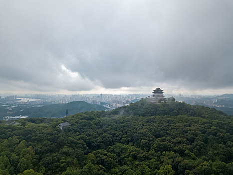 广东惠州高榜山挂榜阁云海航拍风光