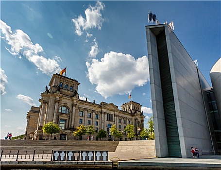 风景,德国国会大厦,德国,柏林