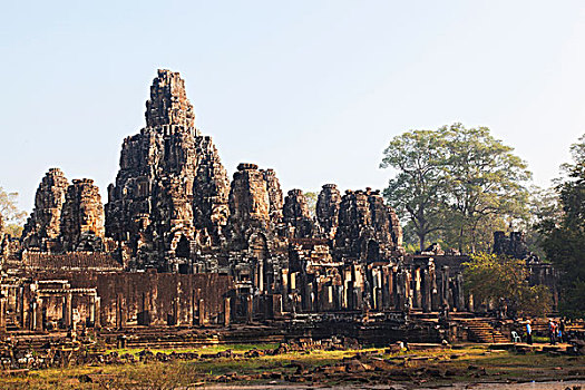 柬埔寨,收获,吴哥窟,巴扬寺
