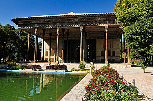 宫殿,世界遗产,伊斯法罕,伊朗,波斯,亚洲