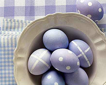 紫色,复活节彩蛋,盘子