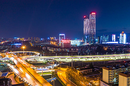 云南昆明城市夜景