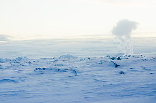 地热,蒸汽,雷克雅奈斯,半岛,冰岛