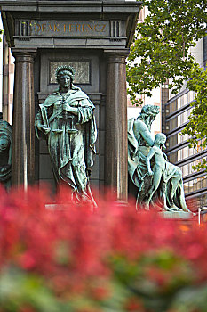 匈牙利,布达佩斯,雕塑,罗斯福,广场