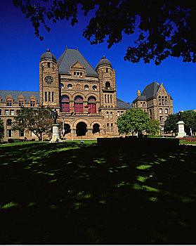 立法机关,建筑,公园,多伦多,安大略省,加拿大