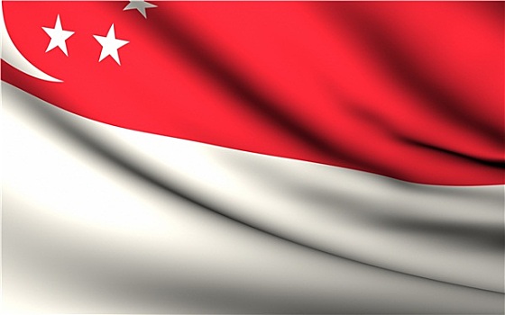 飞,旗帜,新加坡,国家,收集