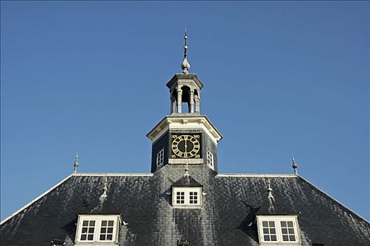 屋顶,钟楼,荷兰
