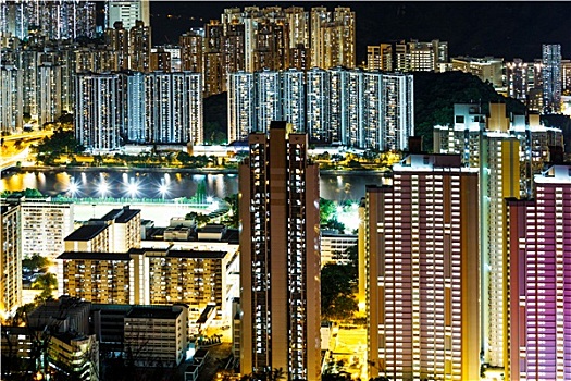 建筑,香港,夜晚