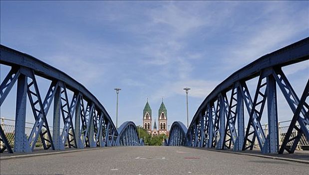 布赖施高,蓝色,桥,背景,巴登符腾堡,德国,欧洲