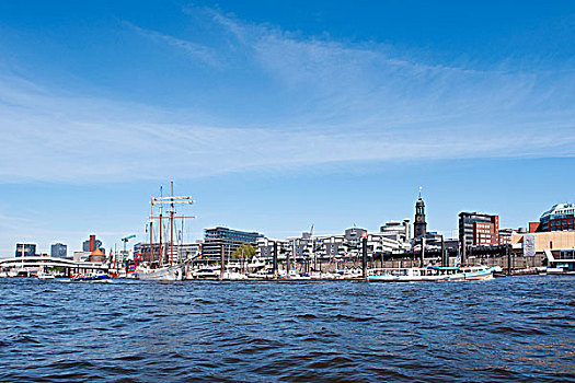 码头,港口,汉堡市,德国,欧洲
