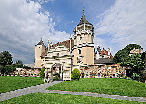 户外,城堡,下奥地利州,奥地利,欧洲