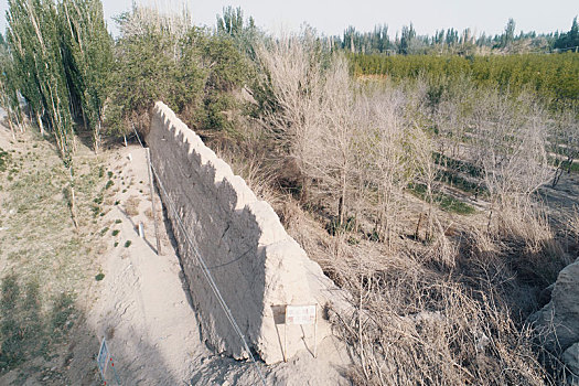 新疆若羌,民国骑兵团军营旧址