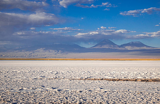 泻湖,风景,佩特罗,阿塔卡马沙漠,智利