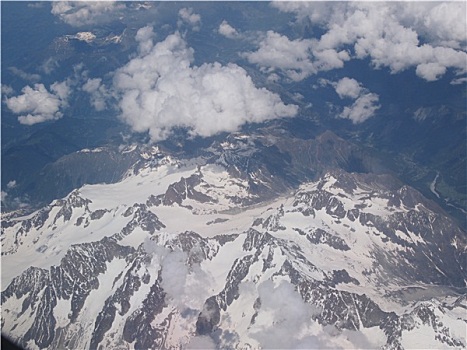 阿尔卑斯山,冰河