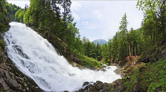 瀑布,萨尔茨堡,奥地利