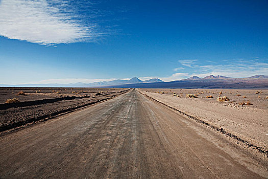 火山,风景,公路,佩特罗,阿塔卡马沙漠,安托法加斯塔大区,智利