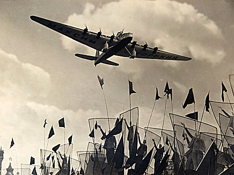 空气,游行,20世纪30年代,艺术家,未知