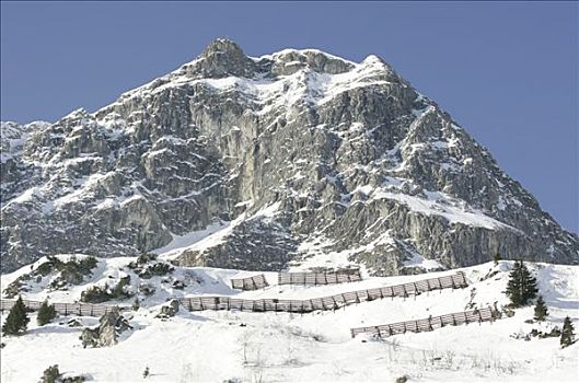 雪崩,预防,阿勒堡,奥地利
