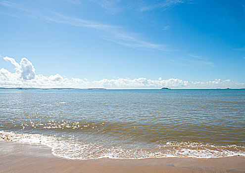 海滩,海洋,白天,放松,风景