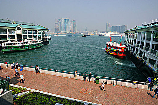 中心,码头,香港