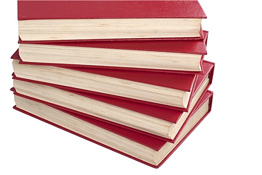 堆,红色,书本