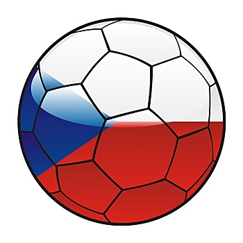捷克,旗帜,足球