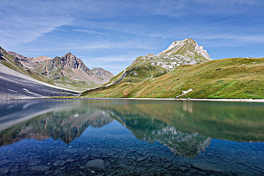 风景,湖,山,瑞士,欧洲