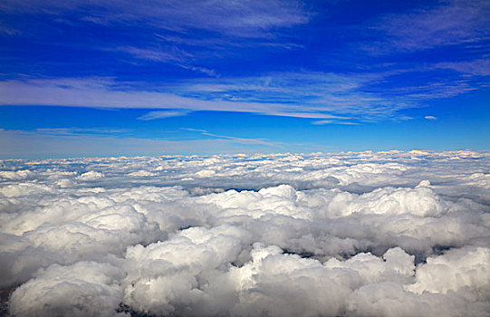 云海,天空,飞机,风景