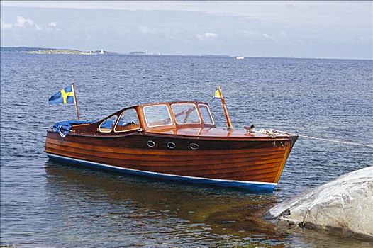 木船,斯德哥尔摩群岛,瑞典