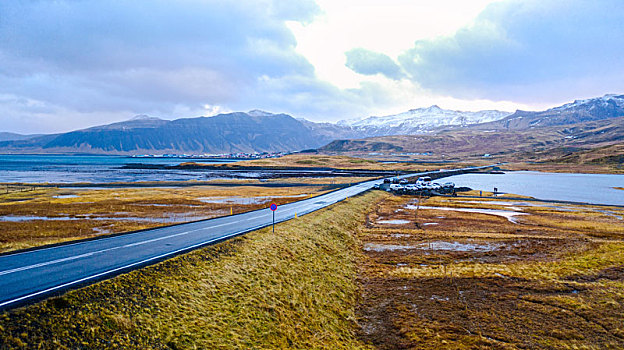 冰岛南部冬季