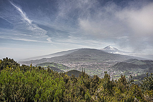 特内里费岛,泰德山,背景,加纳利群岛,西班牙