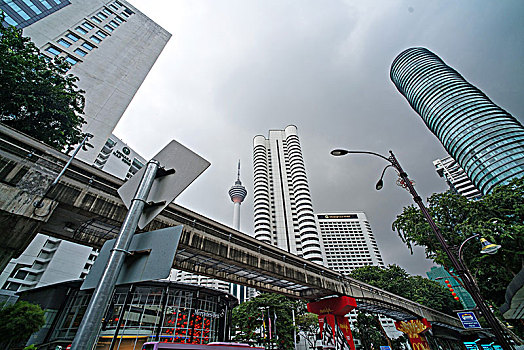 吉隆坡城市街景