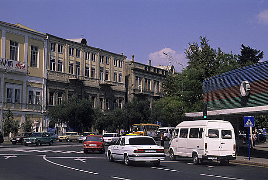 阿塞拜疆,巴库,街景