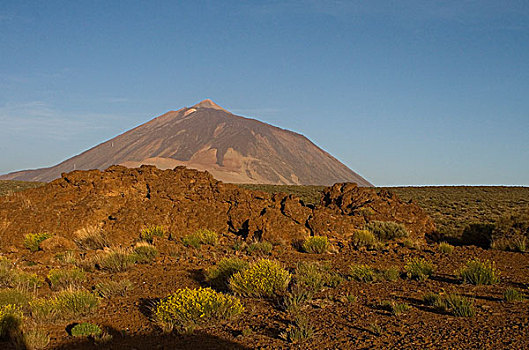 风景,不活跃,层状火山,火山,公园,特内里费岛,加纳利群岛,西班牙,欧洲