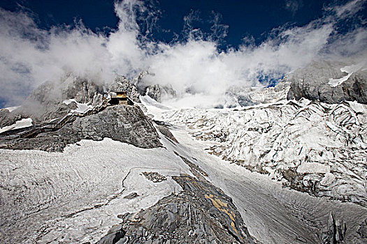 冰河,玉龙雪山,丽江,中国