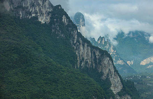 恩施,大山,湖北,山区,云海,云雾,高山,神秘,群山,山峰,鄂西