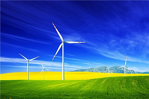 洁净能源风力发电