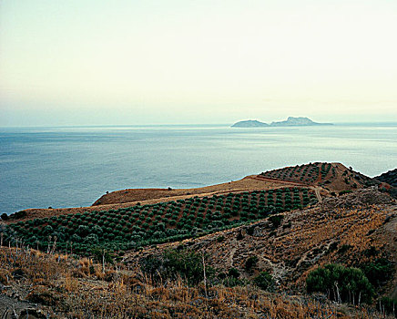 岛屿,风景,克里特岛,希腊