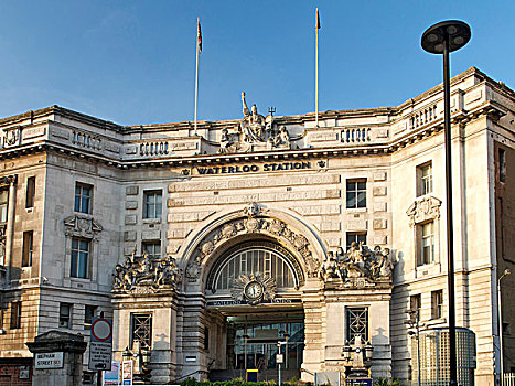 入口,户外,建筑,滑铁卢,火车站,伦敦