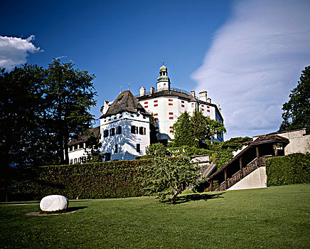 奥地利,因斯布鲁克,城堡,大幅,尺寸