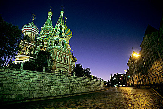 俄罗斯,莫斯科,圣巴西尔大教堂