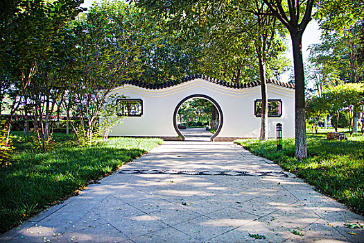 中国古典园林建筑框景
