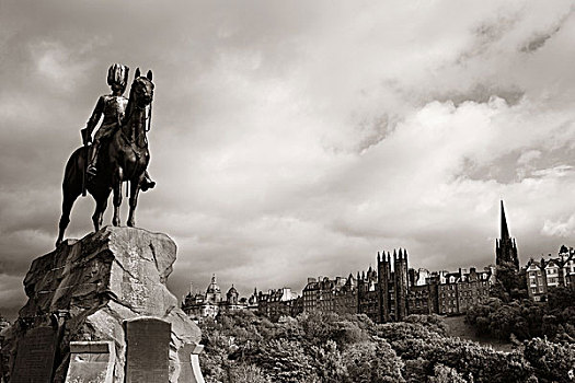 皇家,苏格兰,纪念建筑,爱丁堡