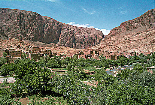 峡谷,摩洛哥