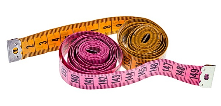 黄色,粉色,测量,磁带