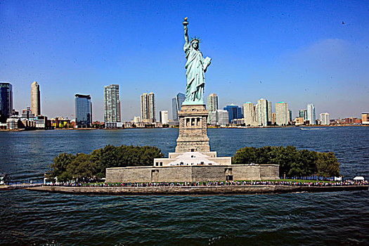 美国纽约及曼哈顿岛
