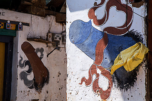 不丹-切米拉康的壁画