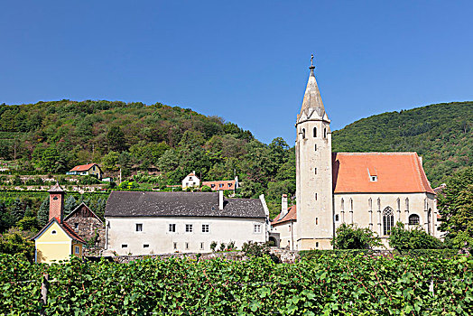 教堂,瓦绍,下奥地利州,奥地利