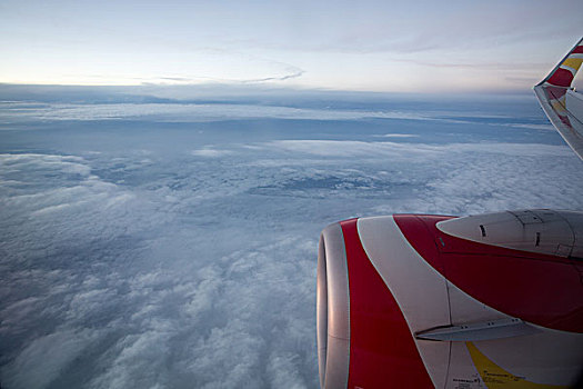 高空飞行,空中美景