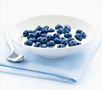 天然酸奶,蓝莓